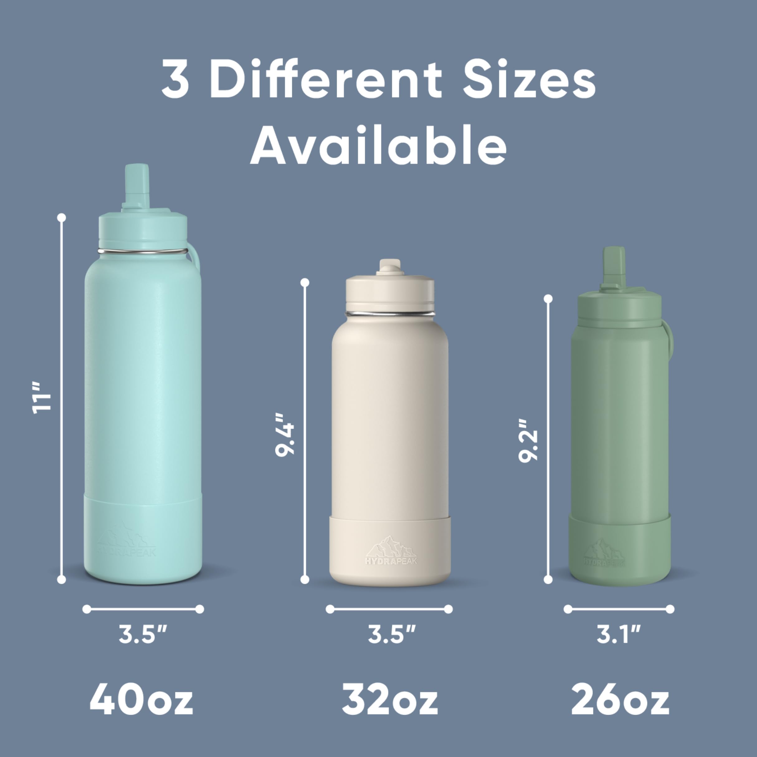 Hydrapeak botella con asa integrada para transporte cómodo
