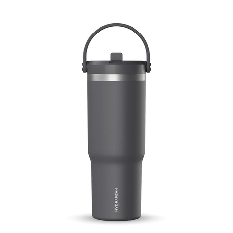 Hydrapeak Nomad 32 oz con asa integrada para transporte cómodo.