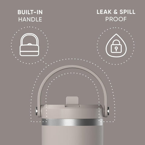 Hydrapeak Nomad 32oz, diseño minimalista, fácil de manejar en la oficina.