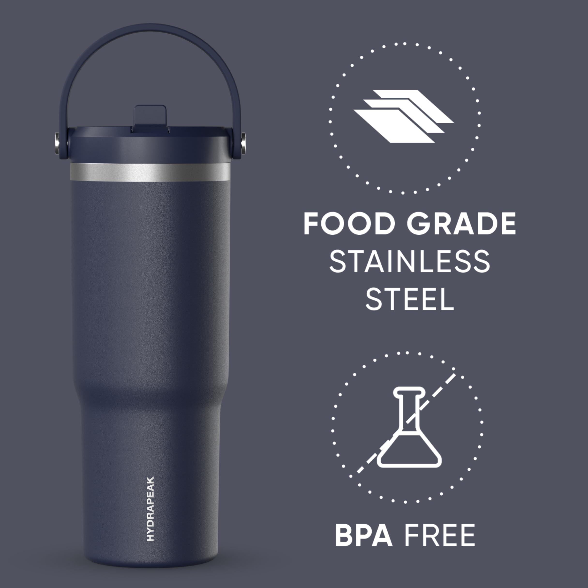 Hydrapeak Nomad 32oz, manija integrada, transporte cómodo en caminatas