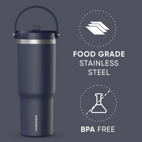 Hydrapeak Nomad 32oz, manija integrada, transporte cómodo en caminatas