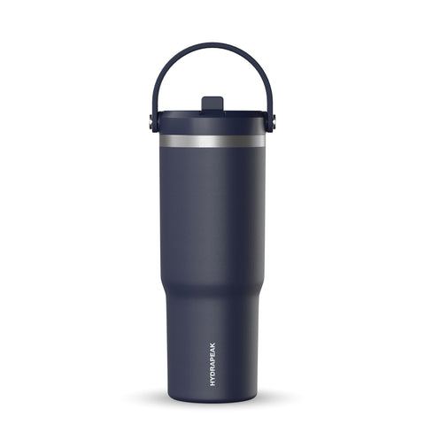 Hydrapeak Nomad 32oz, vista frontal, vaso térmico ideal para llevar en la oficina