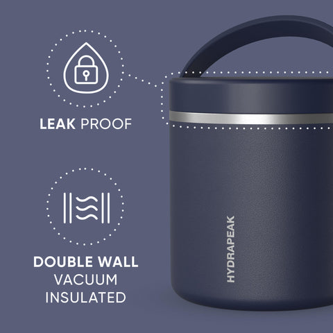 Hydrapeak aislamiento al vacío mantiene caliente y frío por horas.