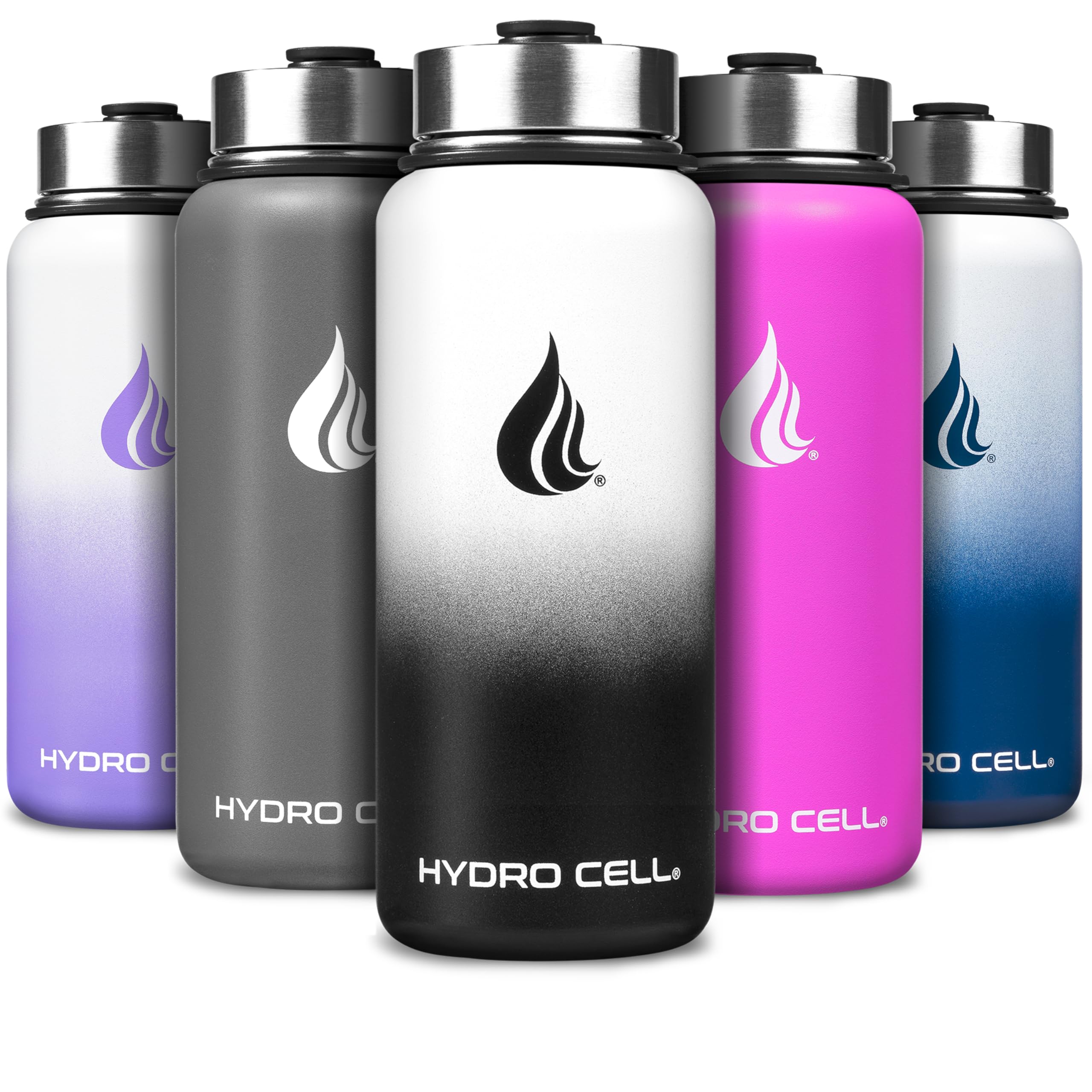 HYDRO CELL: botella de acero inoxidable con aislamiento 32oz para agua fría.