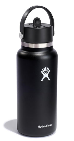 Hydro Flask 32 oz con tapa pajilla flex, cierre antifugas.