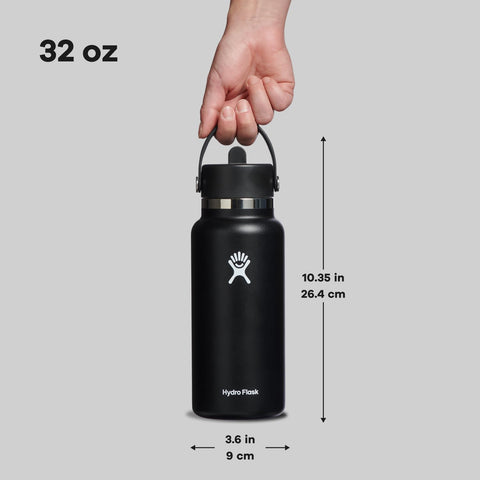 Hydro Flask 32 oz uso diario para agua fría durante todo el día.
