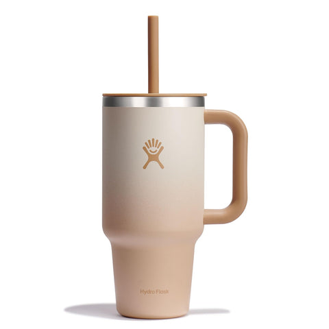 Hydro Flask 32oz vaso de viaje con asa: agarre cómodo para transporte diario.