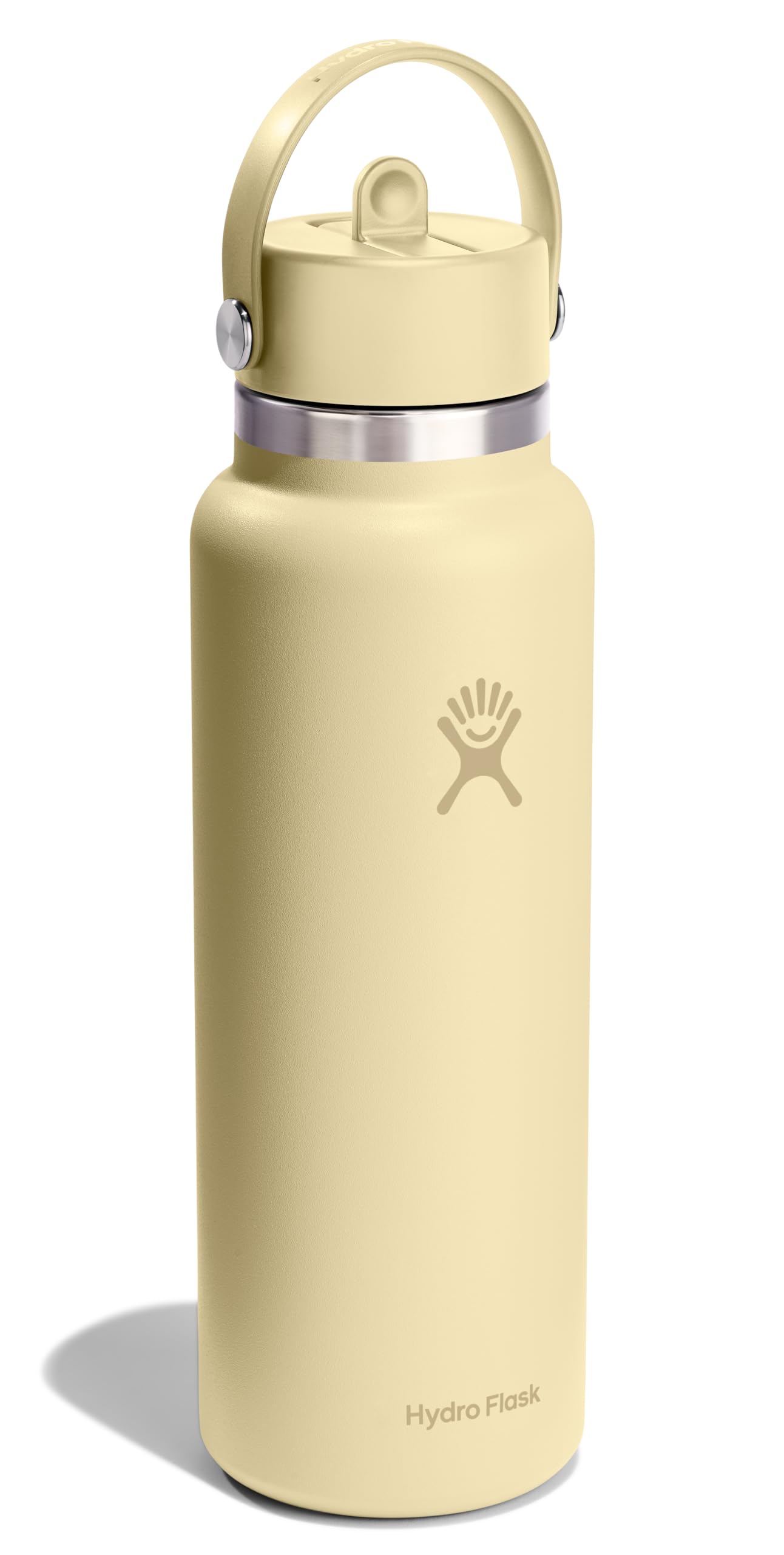 Hydro Flask 40oz con aislamiento doble mantiene bebidas frías hasta 24 horas para comodidad.