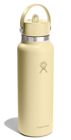 Hydro Flask 40oz con aislamiento doble mantiene bebidas frías hasta 24 horas para comodidad.