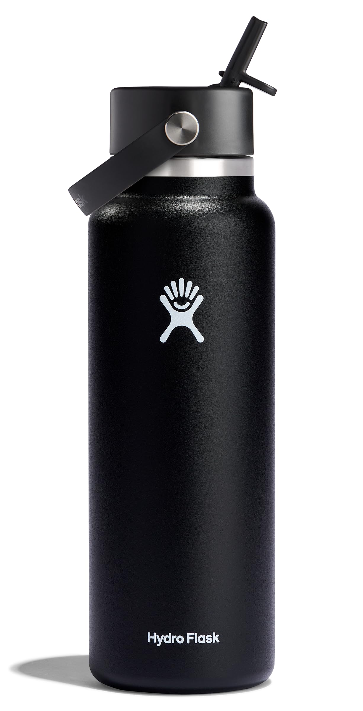 Hydro Flask 40oz boca ancha con tapa pajilla flexible para hidratación rápida