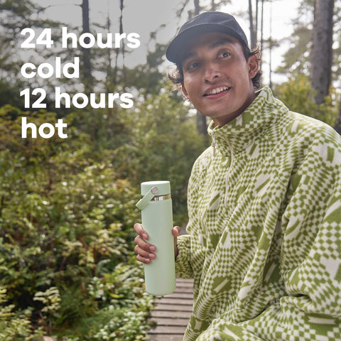 La Hydro Flask aislamiento doble mantiene bebidas frías 24 horas y calientes 12.