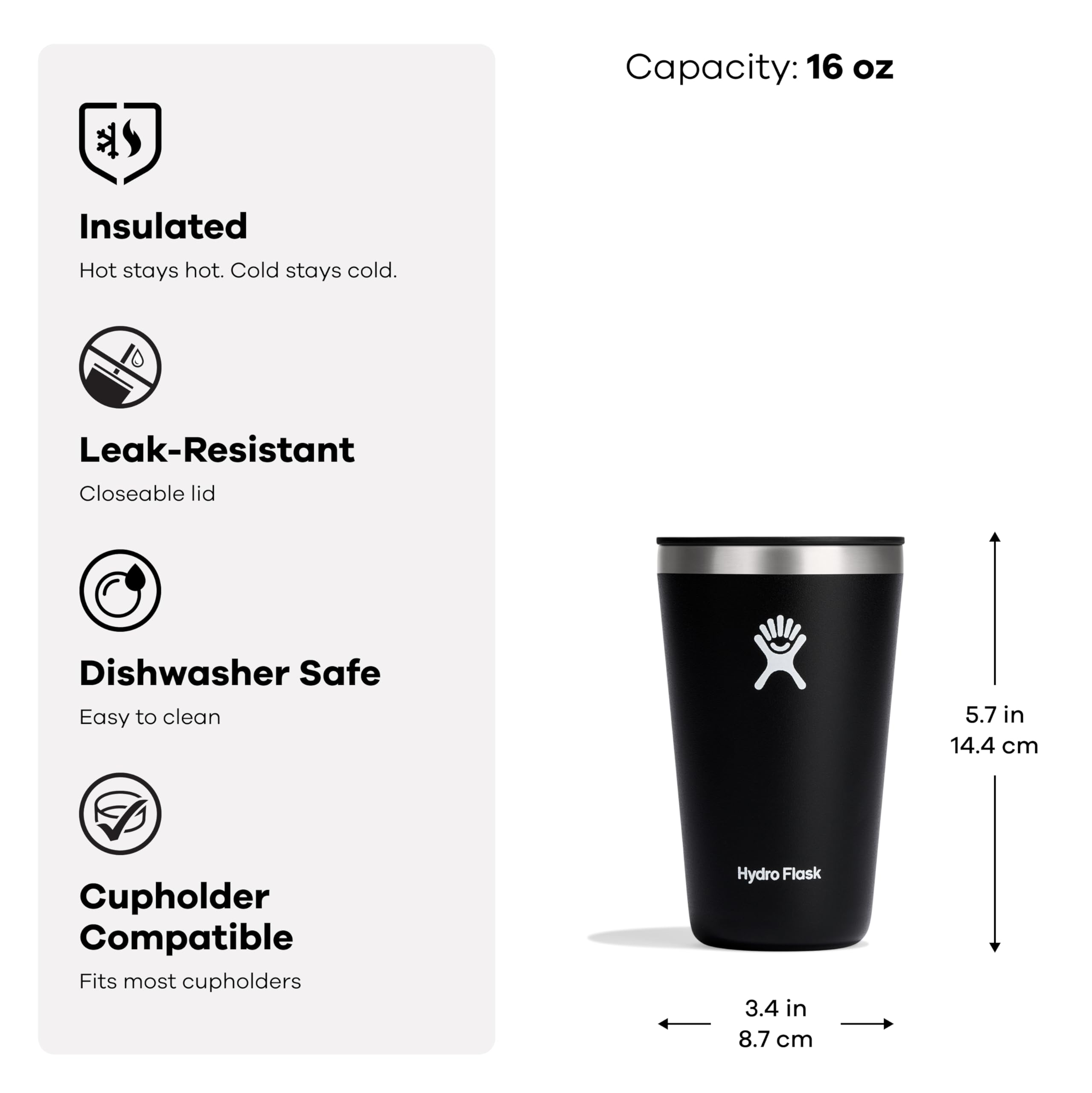 Hydro Flask All Around Indigo: sabor puro gracias al acero inoxidable duradero