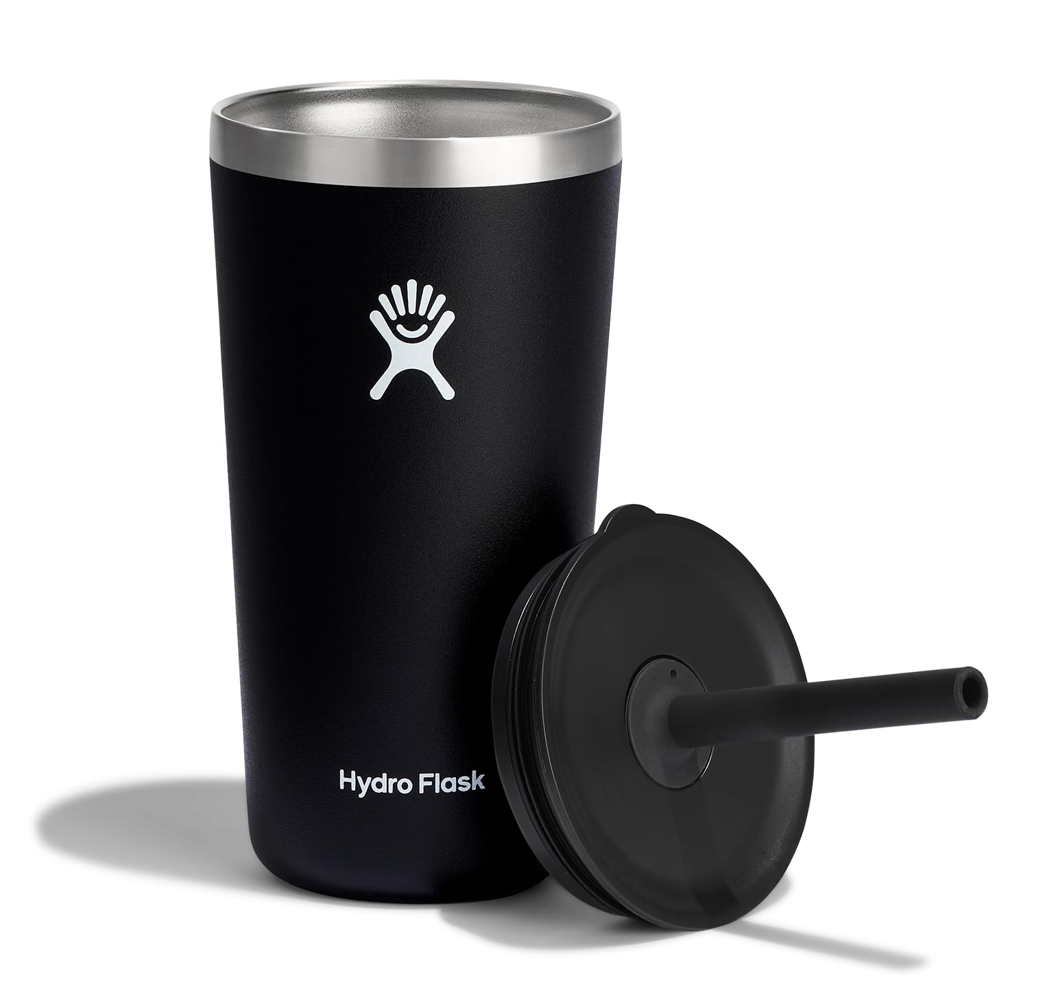 Hydro Flask All Around Tumbler con aislamiento de doble pared para bebidas frías.