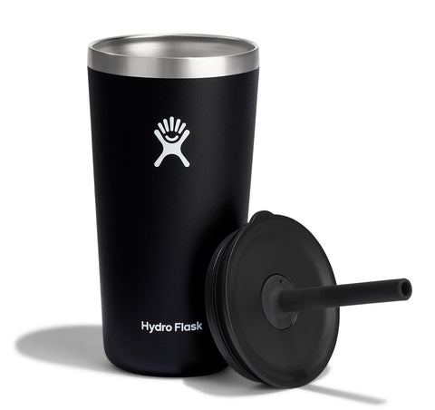 Hydro Flask All Around Tumbler con aislamiento de doble pared para bebidas frías.