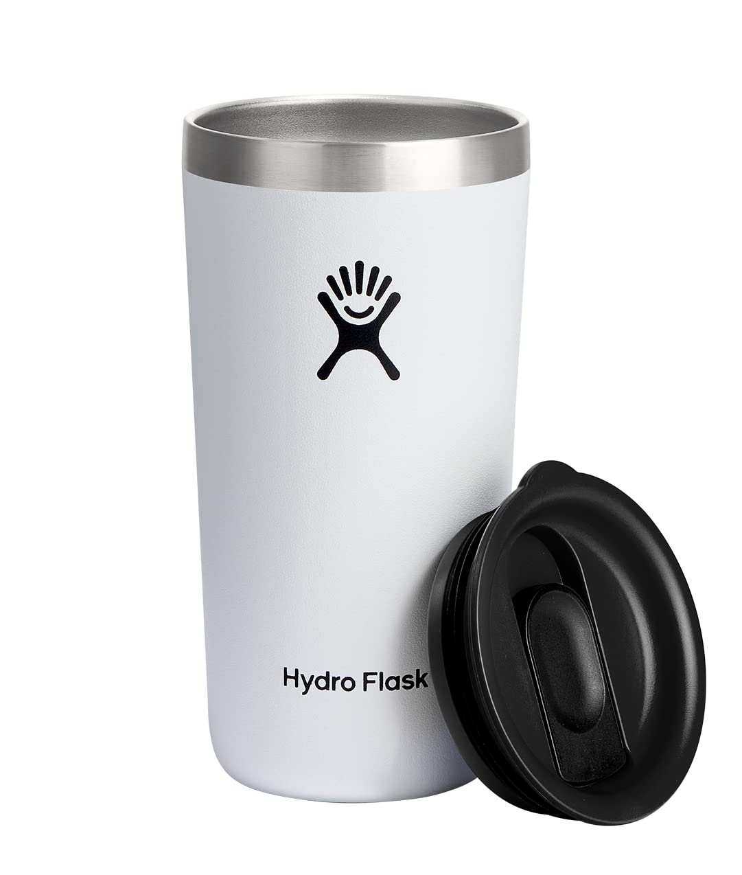 Hydro Flask All Around tumbler blanco, mantiene bebidas frías o calientes por horas