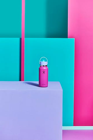 Hydro Flask tamaño 32oz apto lavavajillas con tapa desmontable para limpieza rápida.
