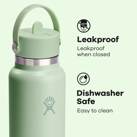 Hydro Flask apto para lavavajillas para limpieza fácil.