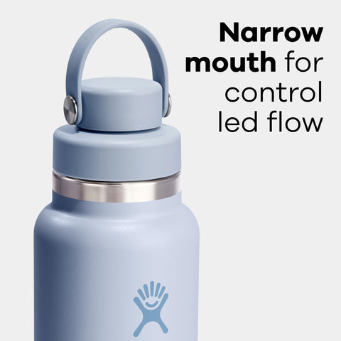 Hydro Flask boca ancha para añadir hielo y enfriar rápidamente la bebida.