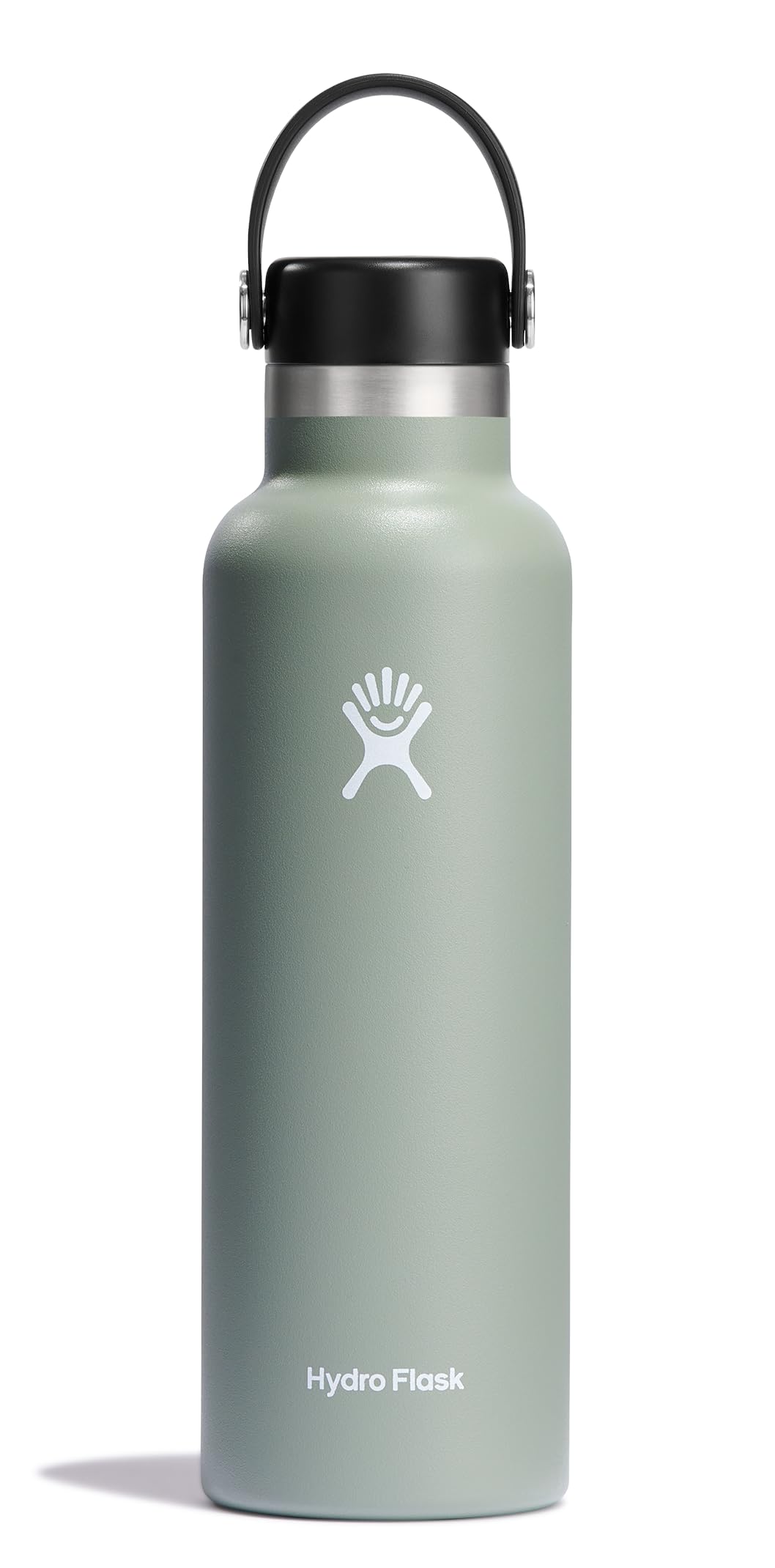 Botella Hydro Flask 21 oz Agave Verde, mantiene bebidas frías durante horas.