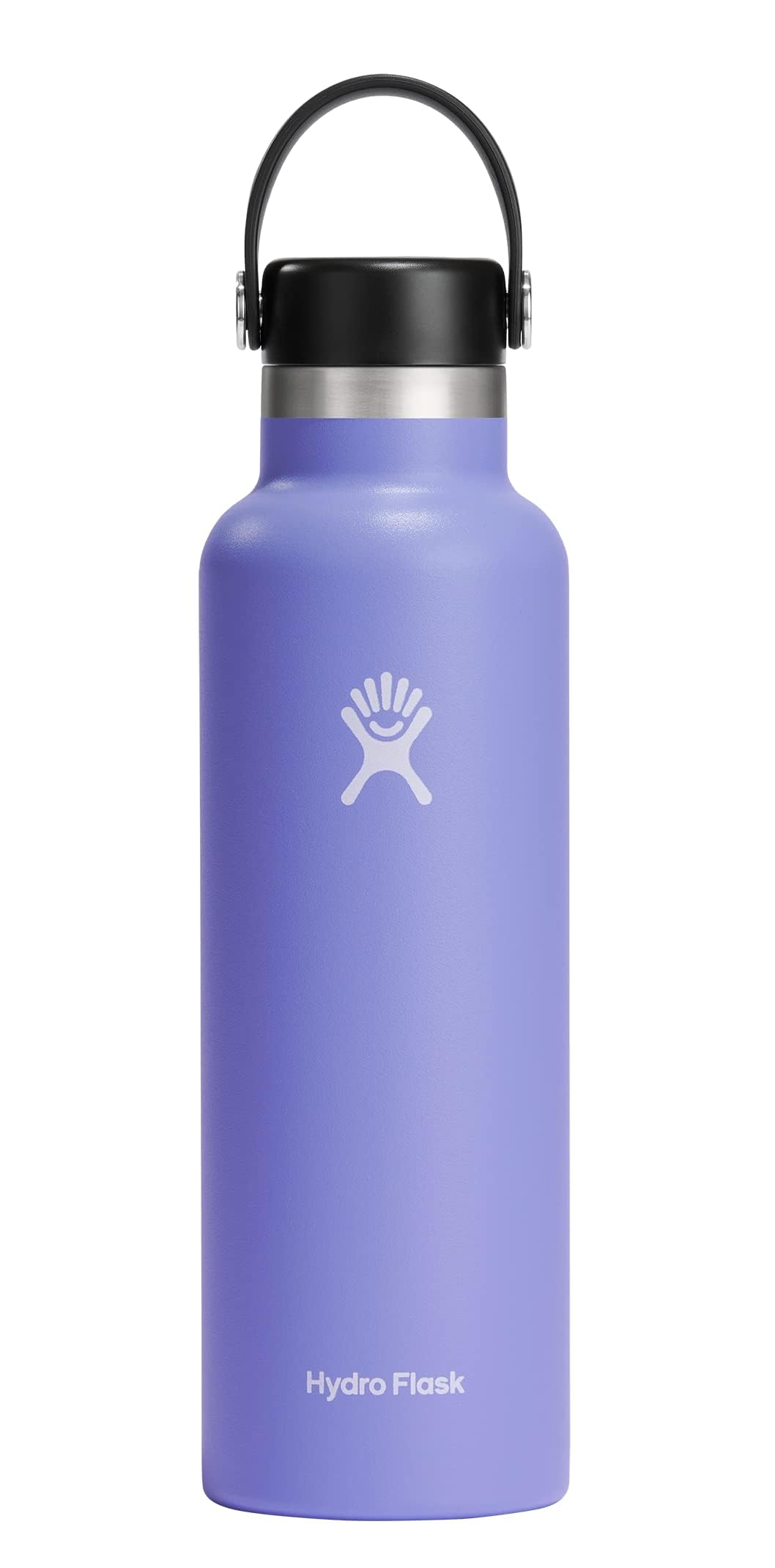 Botella Hydro Flask Lupine 21 oz, aislada, mantiene bebidas frías y a prueba de fugas