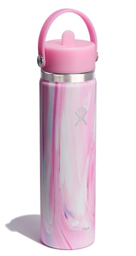 Hydro Flask 24 oz con aislamiento doble mantiene la bebida fría todo el día.