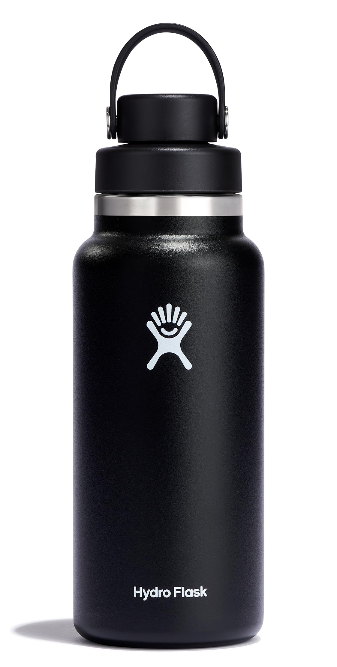 Hydro Flask 32 oz botella de acero inoxidable con boca ancha para hielo y bebidas frías.