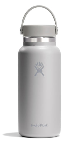 Hydro Flask 32 oz con boca ancha y tapa Flex, ideal para llevar a diario.