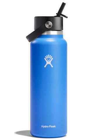 Hydro Flask 40oz con tapa-paja-flex para hidratación sin derrames