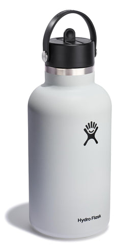Hydro Flask 64 oz con tapa de sorbete flexible, cierre que evita derrames.