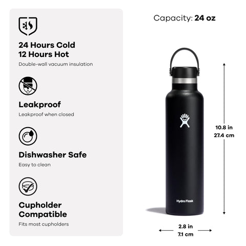 Hydro Flask apta para lavavajillas mantiene color duradero y limpieza fácil