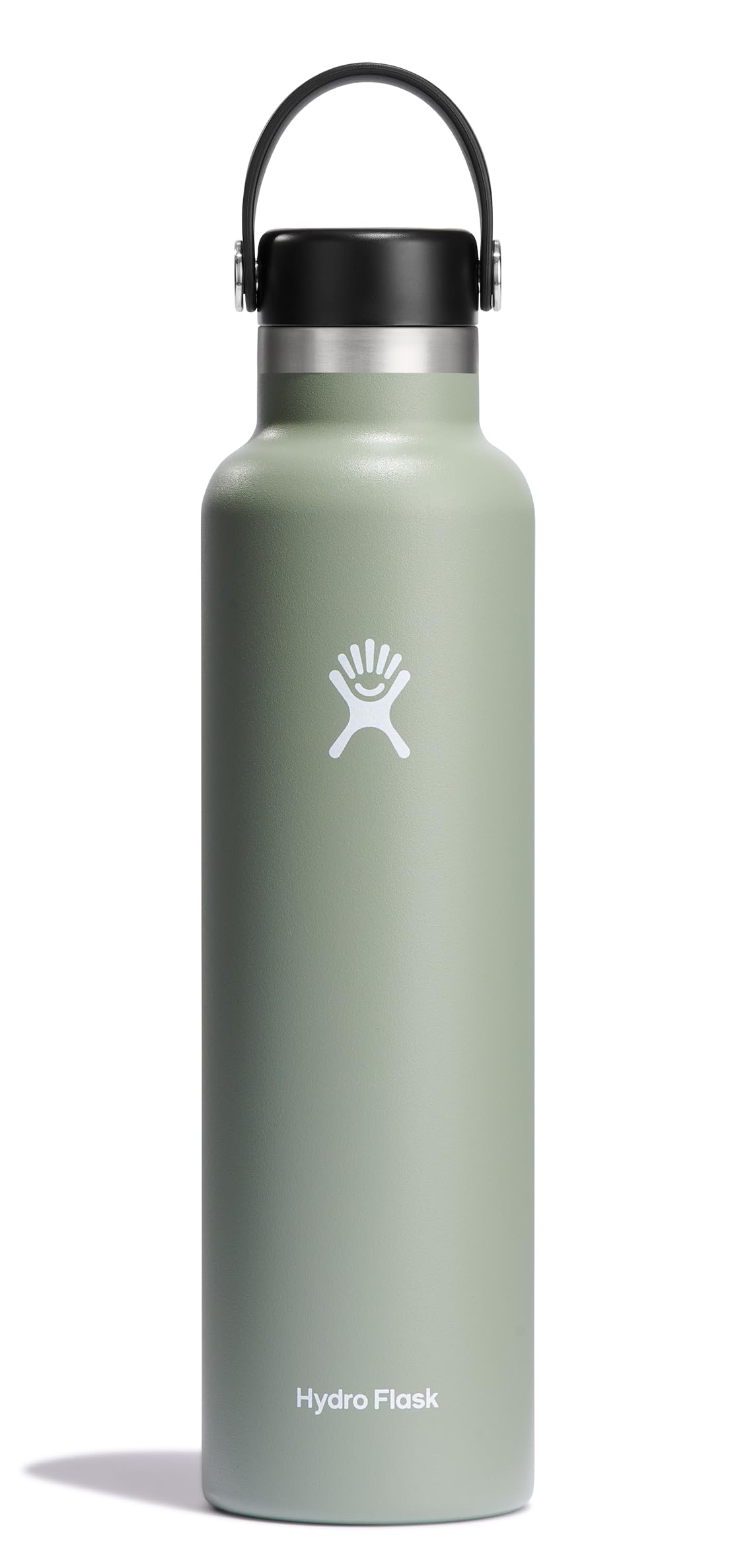 Hydro Flask botella de agua con boca estándar mantiene bebidas frías y fácil de llevar