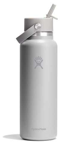 Hydro Flask botella 40oz de boca ancha con tapa Flex, sorbos fáciles y sin fugas