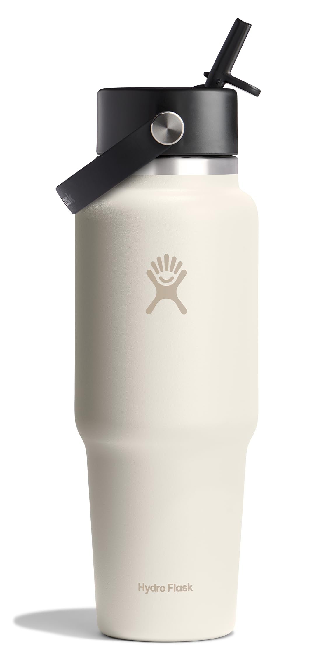 Hydro Flask botella viaje 32oz marfil con ajuste para portavasos
