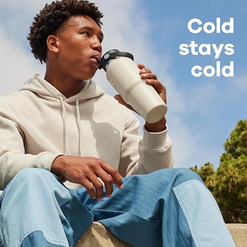 Hydro Flask botella viaje 32oz marfil puede mantener frío 24 h