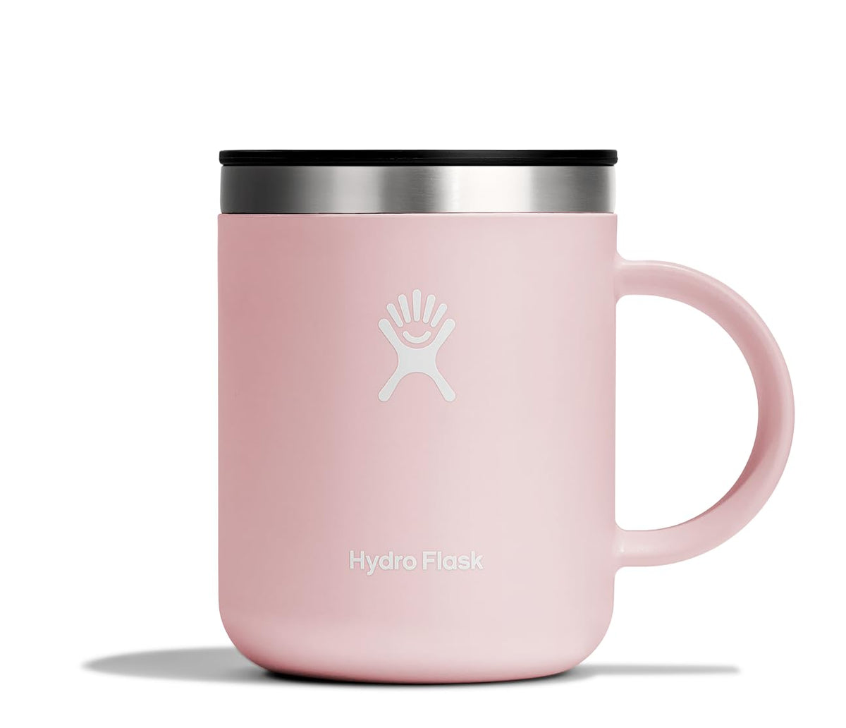 Vaso Hydro Flask 12 oz Frontal con asa ergonómica para mayor comodidad.