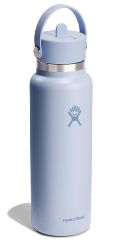 Hydro Flask cuarenta onzas en Azul Surf para mantener bebidas frías todo el día