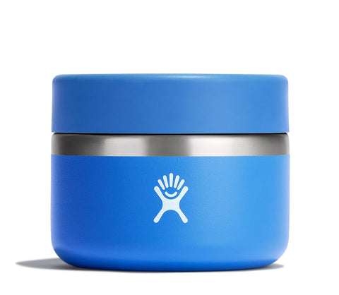 Hydro Flask Food Jar azul cascada con boca amplia, ideal para comidas