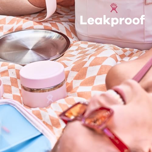 Hydro Flask Food Jar con sello hermético para transporte sin fugas.