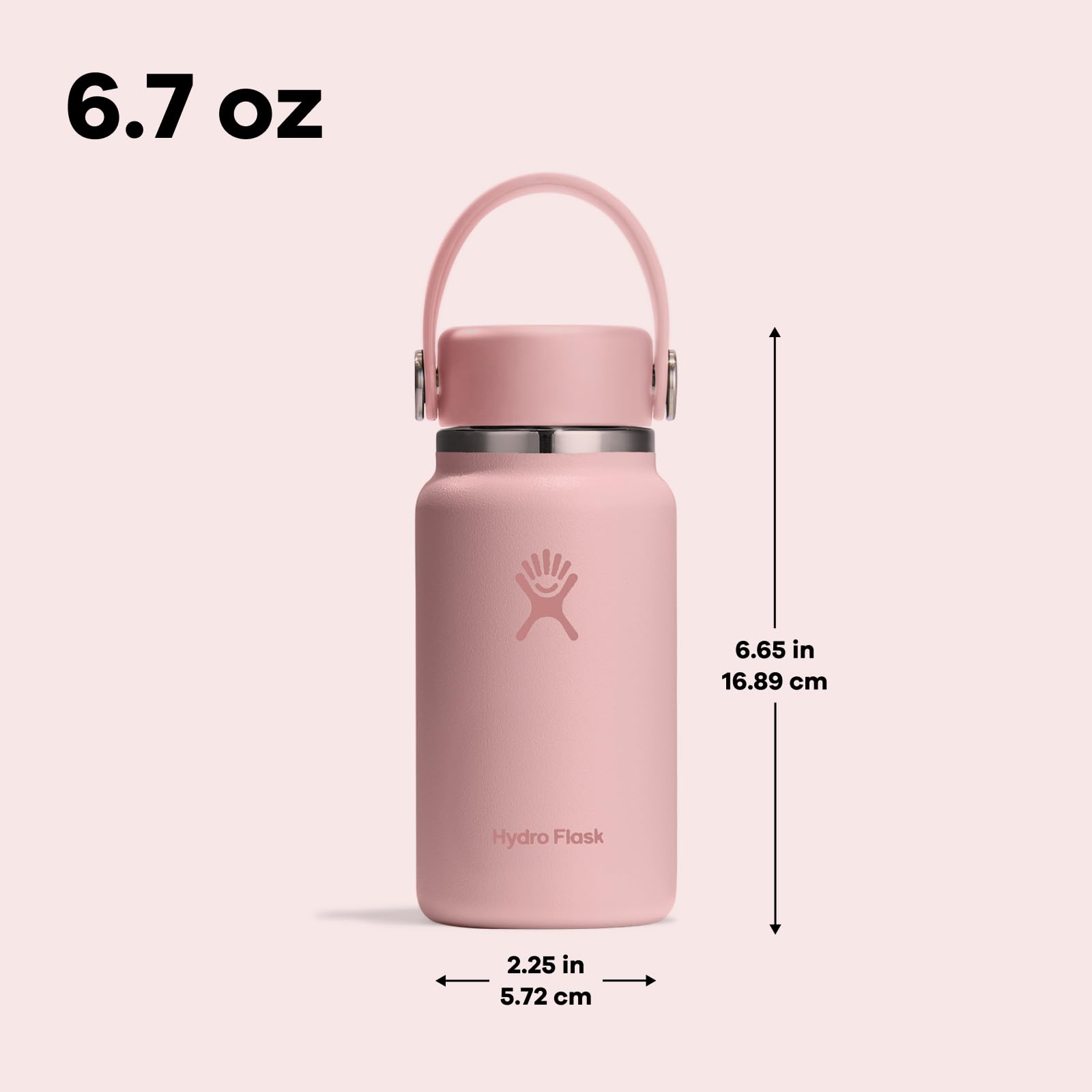 Hydro Flask Micro detalle de pintura Agave Green resistente y elegante