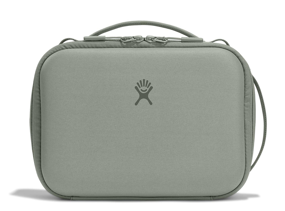 Hydro Flask para llevar 5 L Agave, frente, diseño compacto ideal para llevar al trabajo.