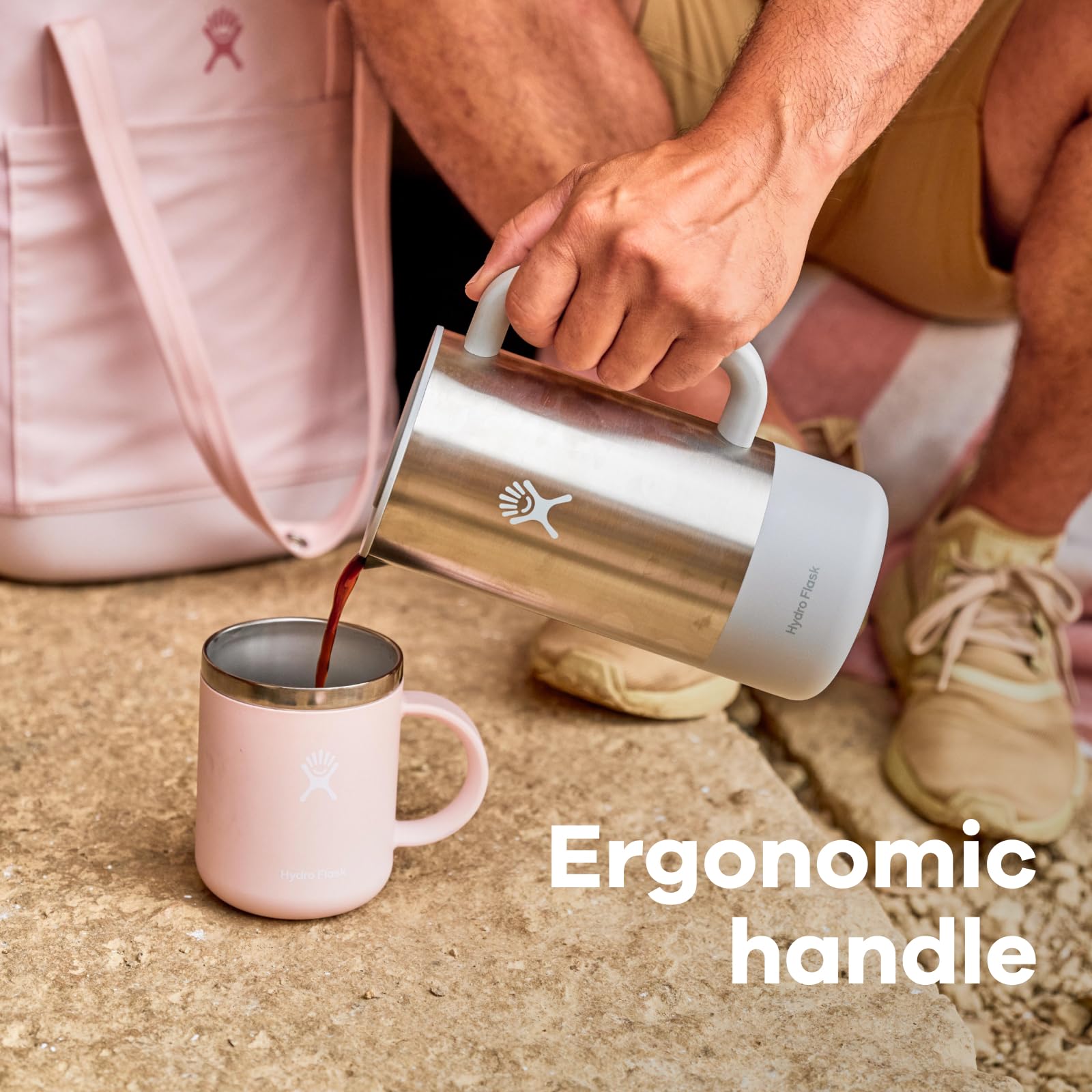 Hydro Flask Prensa Francesa acero inoxidable 18/8 para sabor puro