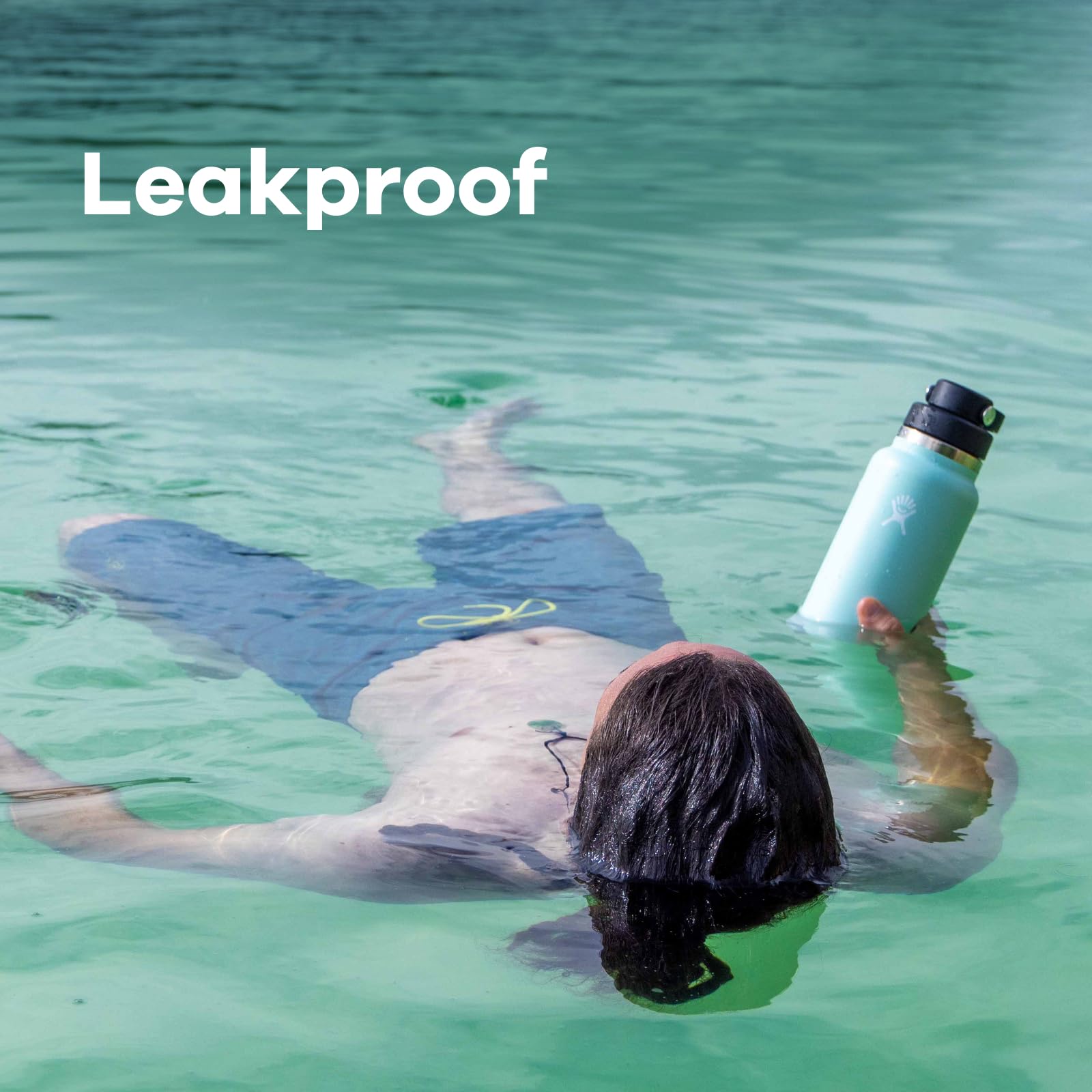 Hydro Flask, acero inoxidable de grado profesional, sabor puro sin transferencia de sabor.