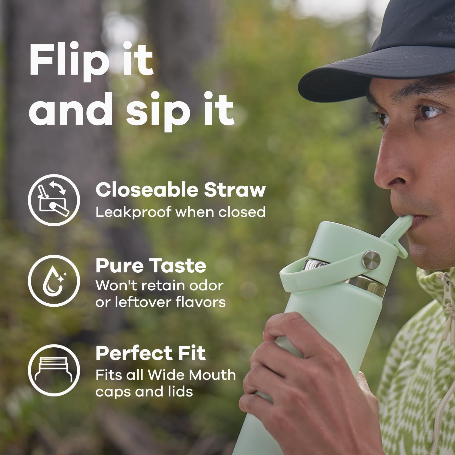 Hydro Flask acero inoxidable conserva sabor puro sin residuos