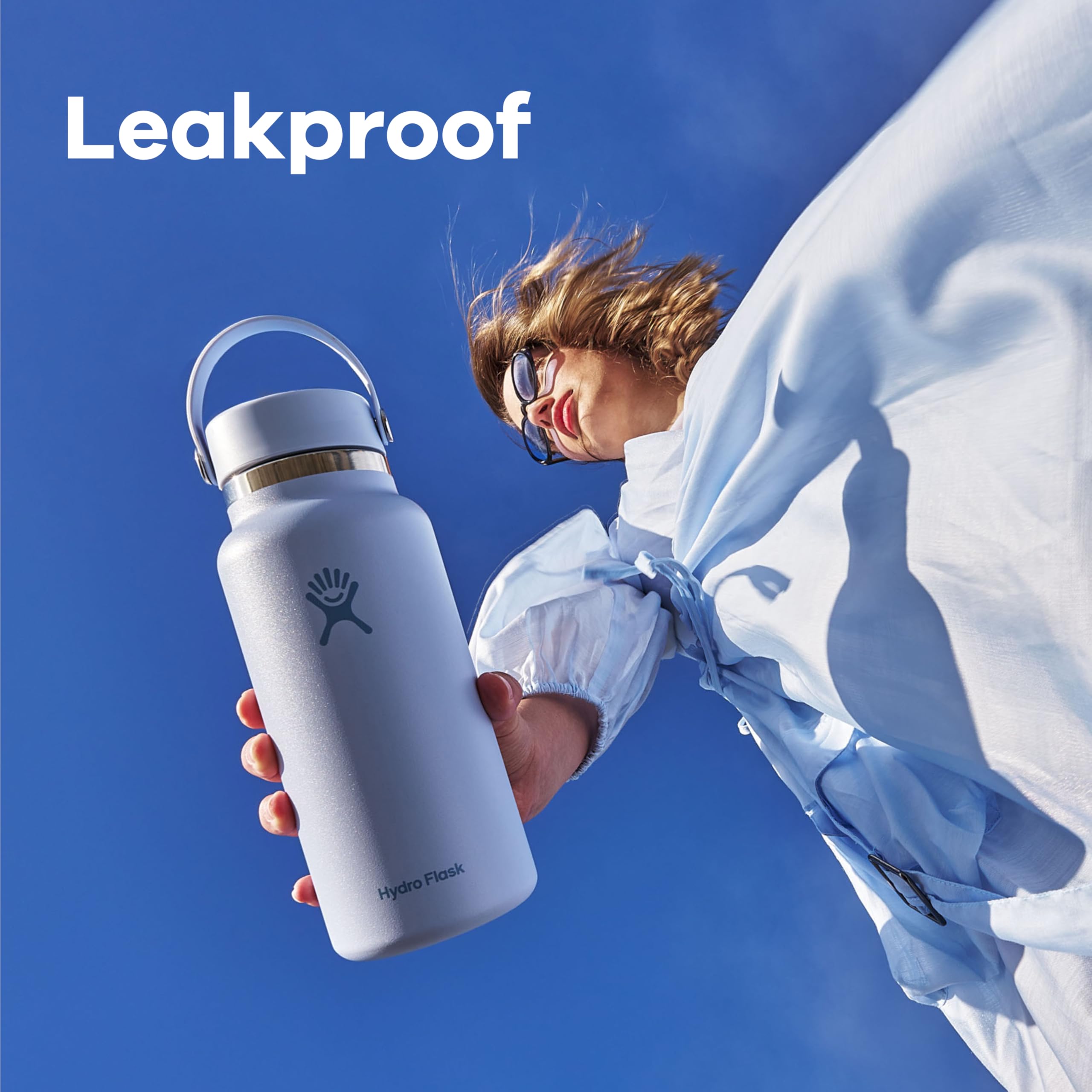 Tapa Flex de Hydro Flask: cierre seguro para llevar sin derrames.