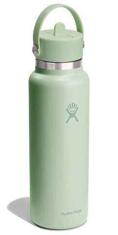 Hydro Flask tapa flexible con pajita cierre hermético para uso con una mano.