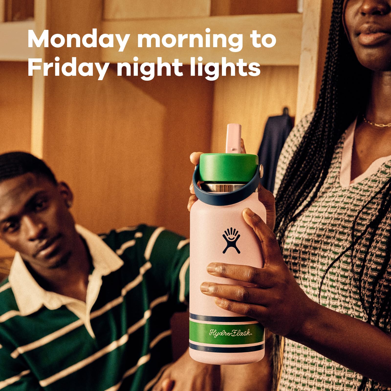 Tapa Flex Straw de Hydro Flask con cierre hermético para evitar derrames.