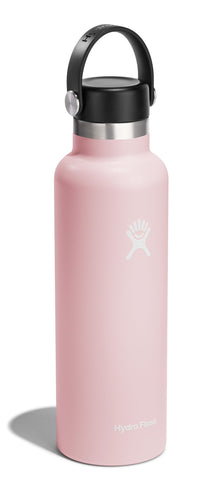 Hydro Flask tapa flexible con cierre, evita fugas durante caminatas y entrenamientos.