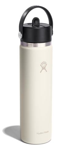 Tapa pajilla flexible Hydro Flask, se abre y cierra con una mano para hidratación rápida.
