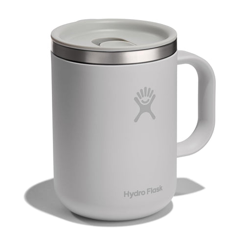 Hydro Flask taza de 24 onzas gris abedul, tapa cerrable para evitar derrames.