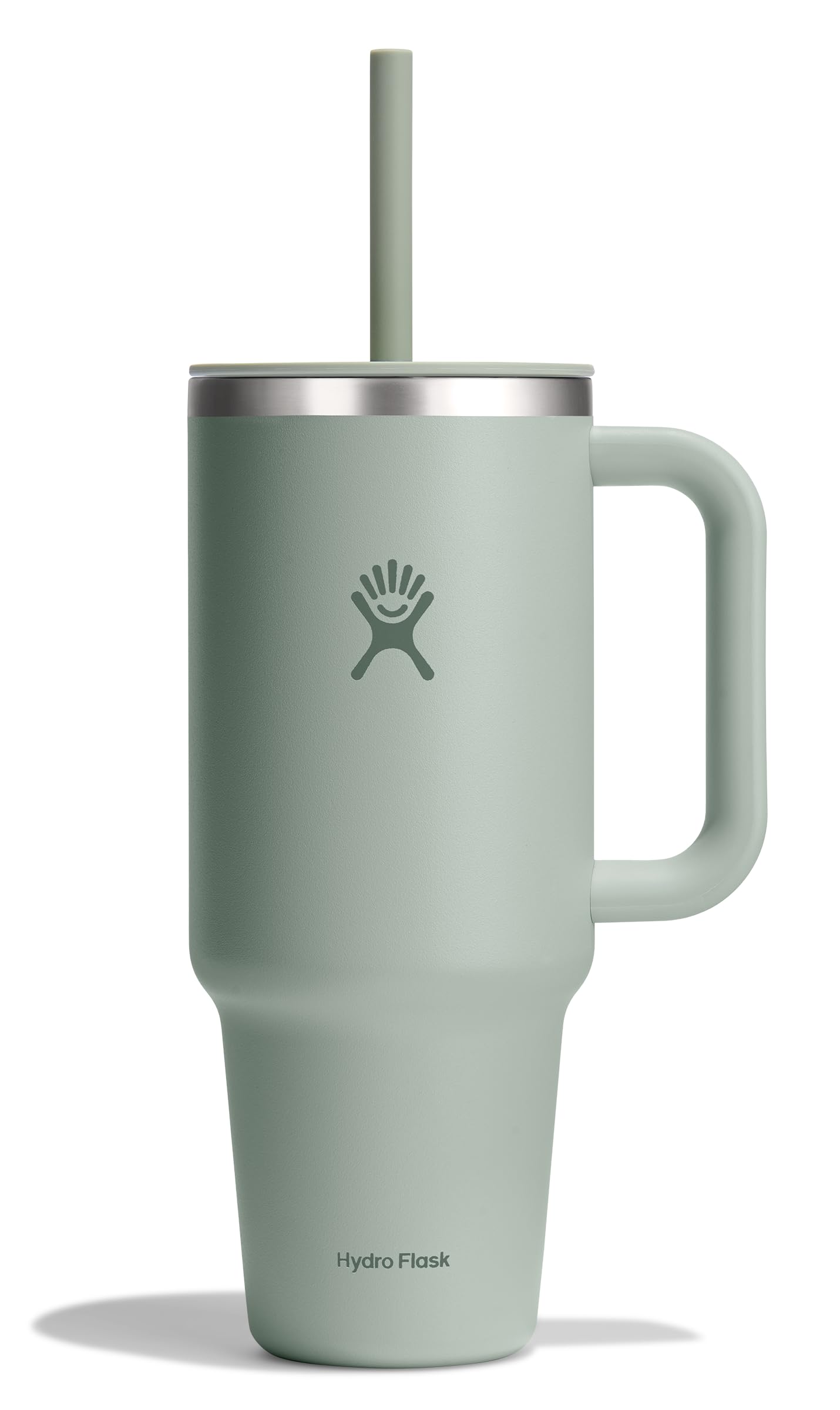 Hydro Flask Travel Tumbler con manija ergonómica para beber cómodo en movimiento.